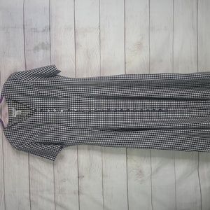 Ultra Dress long dress gingham pattern vintage sz 12
